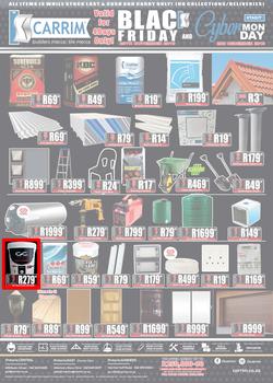 K Carrim Builders Mecca Tile Mecca : Black Friday And Cyber Monday (29 Nov - 2 Dec 2019), page 1