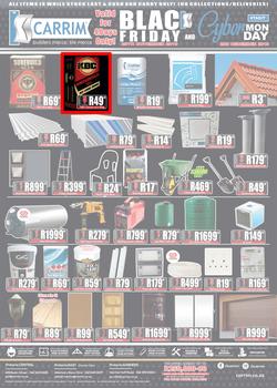 K Carrim Builders Mecca Tile Mecca : Black Friday And Cyber Monday (29 Nov - 2 Dec 2019), page 1