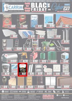 K Carrim Builders Mecca Tile Mecca : Black Friday And Cyber Monday (29 Nov - 2 Dec 2019), page 1