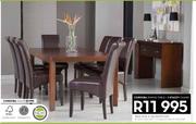 Cordoba Dining Table+ 8 Stacey Chairs