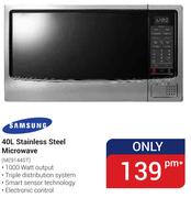 Samsung 40Ltr Stainless Steel Microwave ME9144ST