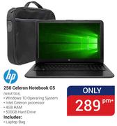 HP 250 Celeron Notebook G5 W4M70EA