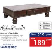 Dutch Coffee Table (Gauteng Only)