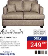 Ritz 2 Seater Couch (Gauteng Only)