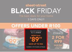 Sheet Street : Black Friday (29 Nov - 1 Dec 2019), page 1