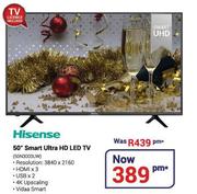 Hisense 50" Smart Ultra HD LED TV 50N3000UW