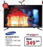 Samsung 40" Full HD LED TV UA40J5000