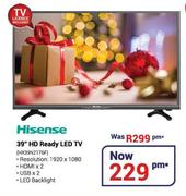 Hisense 39" HD Ready LED TV HX39N2176F
