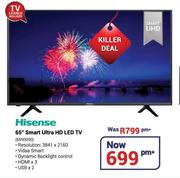 Hisense 65" Smart Ultra HD LED TV 65N3000