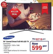 Samsung 55" Curved Smart Full HD LED TV UA55K6500