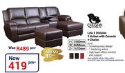 Calgan Lyla 3 Division 1 Action With Console + Chaise