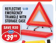 Reflective Emergency Triangle With Storage Case-YJ-D8