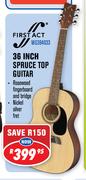 First Act 36" Spruce Top Guitar-M6394033