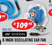 Dixon 6 Inch Oscillating Car Fan(WIN-111C)