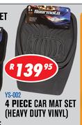 4 Piece Car Mat Set(Heavy Duty Vinyl)