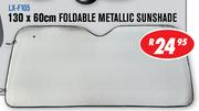 130 x 60cm Foldable Metallic Sunshade(LX-F105)