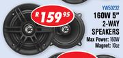 Jebson 160W 5" 2-Way Speakers(YW50232)