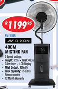 Dixon 40Cm Misting Fan FM-1616R