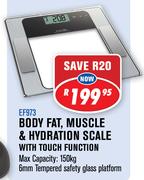 Camry Body Fat, Muscle & Hydration Scale With Touch Function EF973