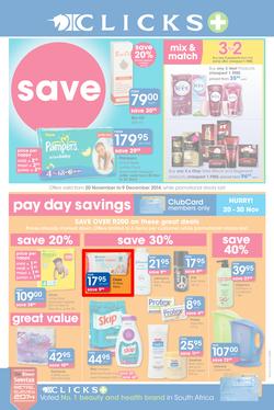 Clicks : Feel Good Pay Less (20 Nov - 9 Dec 2014), page 1