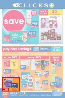 Clicks : Feel Good Pay Less (20 Nov - 9 Dec 2014), page 1