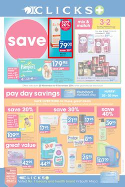 Clicks : Feel Good Pay Less (20 Nov - 9 Dec 2014), page 1
