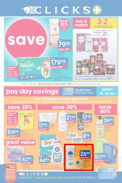 Clicks : Feel Good Pay Less (20 Nov - 9 Dec 2014), page 1
