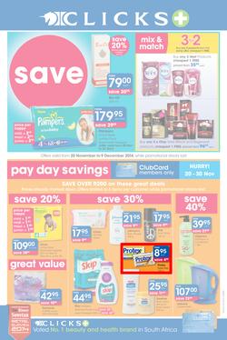Clicks : Feel Good Pay Less (20 Nov - 9 Dec 2014), page 1