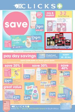Clicks : Feel Good Pay Less (20 Nov - 9 Dec 2014), page 1