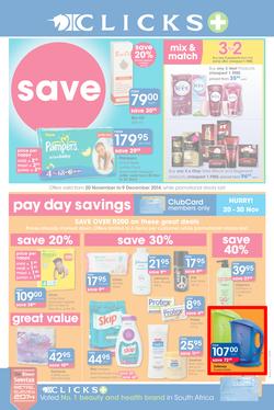 Clicks : Feel Good Pay Less (20 Nov - 9 Dec 2014), page 1