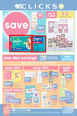 Clicks : Feel Good Pay Less (20 Nov - 9 Dec 2014), page 1
