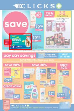 Clicks : Feel Good Pay Less (20 Nov - 9 Dec 2014), page 1