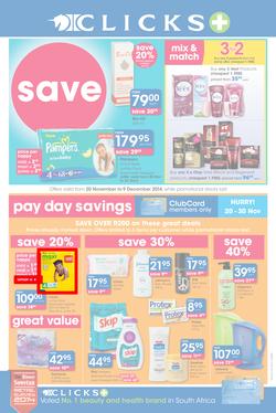 Clicks : Feel Good Pay Less (20 Nov - 9 Dec 2014), page 1
