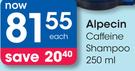 Alpecin Caffeine Shampoo-250ml