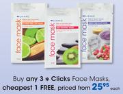 Clicks Face Masks-Each
