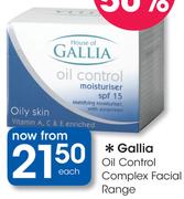 Gallia Oil Control Complex Facial Range