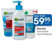 Garnier Pure Active Face Products-Each