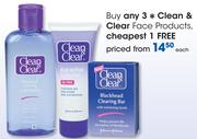 Clean & Clear Face Products-Each