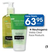 Neutrogena Visibly Clear Face Products