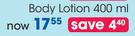 Clicks Aqueous Body Lotion-400ml
