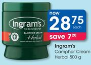 Ingram's Camphor Cream Herbal-500g