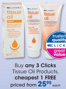 Clicks Tissue Oil Products-Each