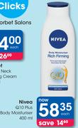 Nivea Q10 Plus Body Moisturiser-400ml
