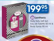 Lentheric Hoity Toity Gift Set: Eau De Toilette-50ml & Body Spray-90ml