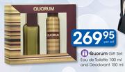 Quorum Gift Set: Eau De Toilette-100ml And Deodorant-150ml