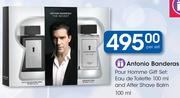 Antonio Banderas Pour Homme Gift Set: Eau De Toilette-100ml And After Shave Balm-100ml