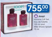 Joop Homme Gift Set: Eau De Toilette-125ml And After Shave Splash-75ml