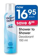 Shower To Shower Deodorant-150ml