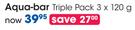 Aqua-Bar Triple Pack-3 x 120