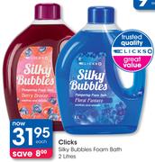 Clicks Silky Bubbles Foam Bath-2Ltr Each
